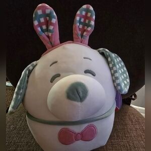 Cute Snoopy. Plush Toy with Bow